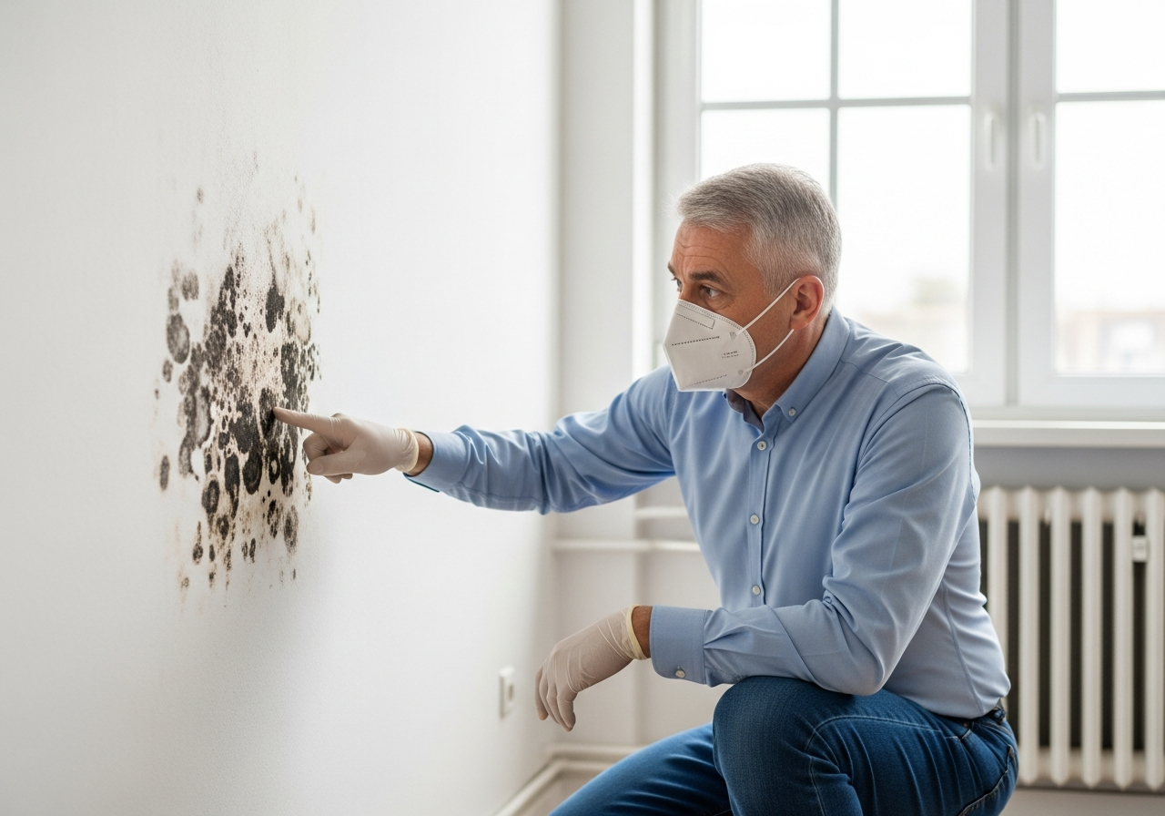 pleśń na ścianie wpływ na zdrowie