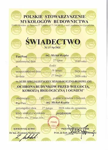 Świadectwo nr 2